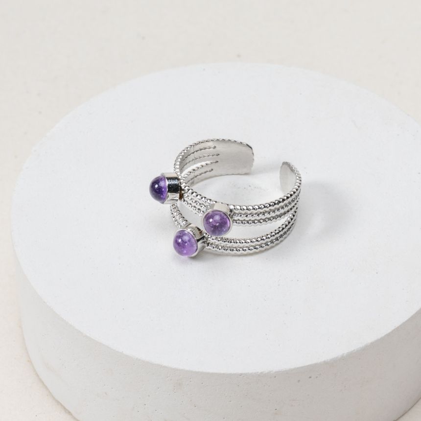 Bague Esmée - Améthyste